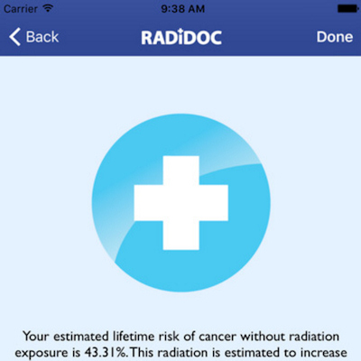 Мобильное приложение для учета полученной дозы: RADiDOC
